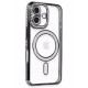 Newface iPhone 16 Plus Kılıf Joke Simli Magneticsafe Kılıf - Siyah