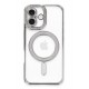 Newface iPhone 16 Plus Kılıf Joke Simli Magneticsafe Kılıf - Gümüş