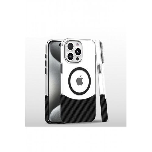 Joko iPhone 16 Pro Max Carbon Puzzle Magsafe Kapak - Siyah Joko iPhone 16 Pro Max Carbon Puzzle Magsafe Kapak - Siyah