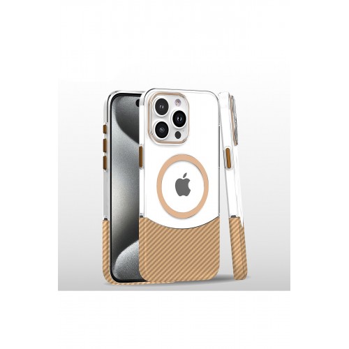 Joko iPhone 16 Pro Max Carbon Puzzle Magsafe Kapak - Desert