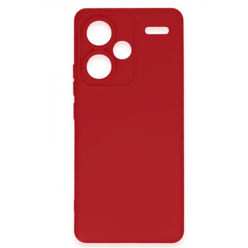 Newface Xiaomi Redmi Note 13 Pro Plus Kılıf Nano içi Kadife Silikon - Kırmızı Newface Xiaomi Redmi Note 13 Pro Plus Kılıf Nano içi Kadife Silikon - Kırmızı