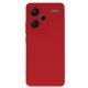 Newface Xiaomi Redmi Note 13 Pro Plus Kılıf Nano içi Kadife Silikon - Kırmızı