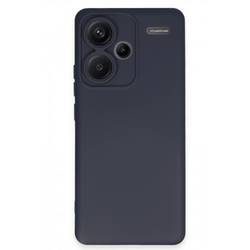Newface Xiaomi Redmi Note 13 Pro Plus Kılıf Nano içi Kadife Silikon - Lacivert Newface Xiaomi Redmi Note 13 Pro Plus Kılıf Nano içi Kadife Silikon - Lacivert