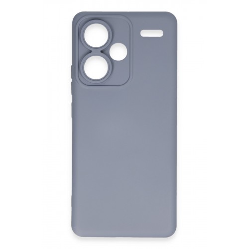 Newface Xiaomi Redmi Note 13 Pro Plus Kılıf Nano içi Kadife Silikon - Gri Newface Xiaomi Redmi Note 13 Pro Plus Kılıf Nano içi Kadife Silikon - Gri
