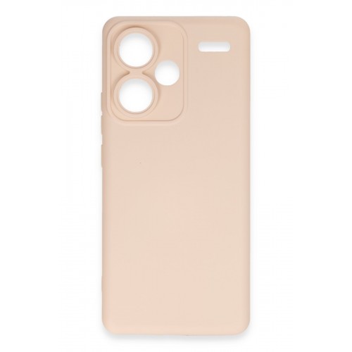 Newface Xiaomi Redmi Note 13 Pro Plus Kılıf Nano içi Kadife Silikon - Pudra Newface Xiaomi Redmi Note 13 Pro Plus Kılıf Nano içi Kadife Silikon - Pudra