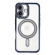 Newface iPhone 16 Plus Kılıf Joke Simli Magneticsafe Kılıf - Lacivert