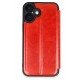 Newface iPhone 16 Kılıf Flip Cover - Kırmızı Newface iPhone 16 Kılıf Flip Cover - Kırmızı