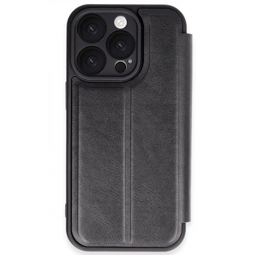 Newface iPhone 16 Pro Kılıf Flip Cover - Siyah Newface iPhone 16 Pro Kılıf Flip Cover - Siyah