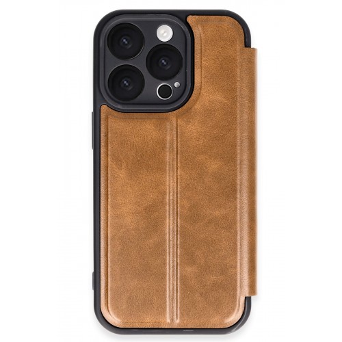 Newface iPhone 16 Pro Kılıf Flip Cover - Taba Newface iPhone 16 Pro Kılıf Flip Cover - Taba