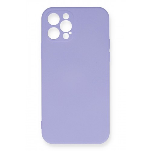 Newface iPhone 12 Pro Kılıf Nano içi Kadife Silikon - Lila Newface iPhone 12 Pro Kılıf Nano içi Kadife Silikon - Lila