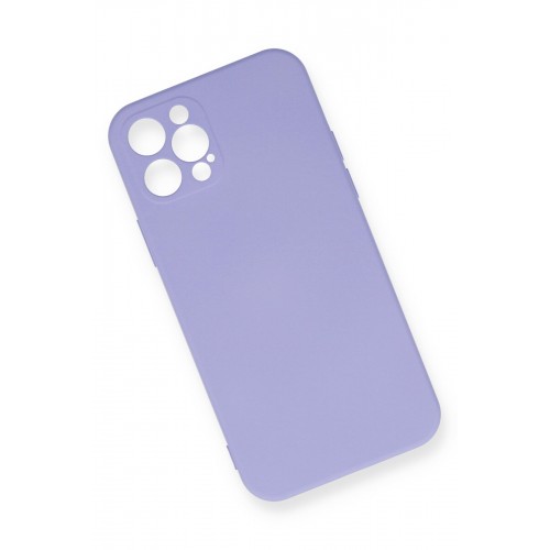 Newface iPhone 12 Pro Kılıf Nano içi Kadife Silikon - Lila Newface iPhone 12 Pro Kılıf Nano içi Kadife Silikon - Lila