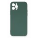 Newface iPhone 12 Pro Kılıf Nano içi Kadife Silikon - Koyu Yeşil Newface iPhone 12 Pro Kılıf Nano içi Kadife Silikon - Koyu Yeşil