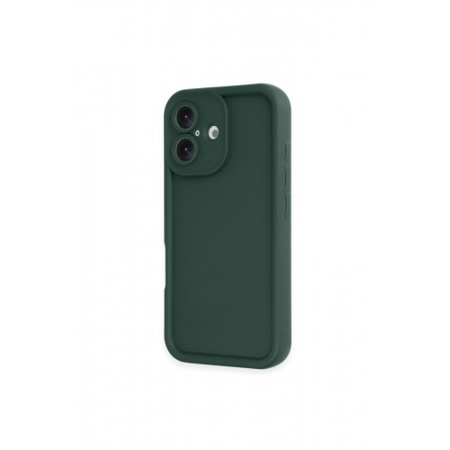 Newface iPhone 16 Kılıf Viera Silikon - Koyu Yeşil