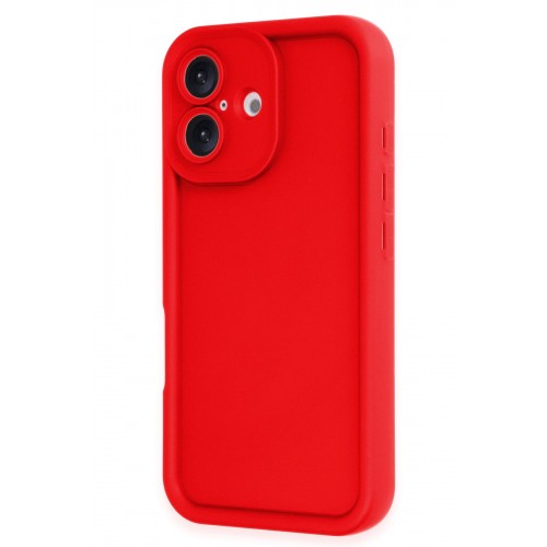 Newface iPhone 16 Kılıf Viera Silikon - Kırmızı Newface iPhone 16 Kılıf Viera Silikon - Kırmızı