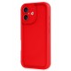 Newface iPhone 16 Kılıf Viera Silikon - Kırmızı Newface iPhone 16 Kılıf Viera Silikon - Kırmızı
