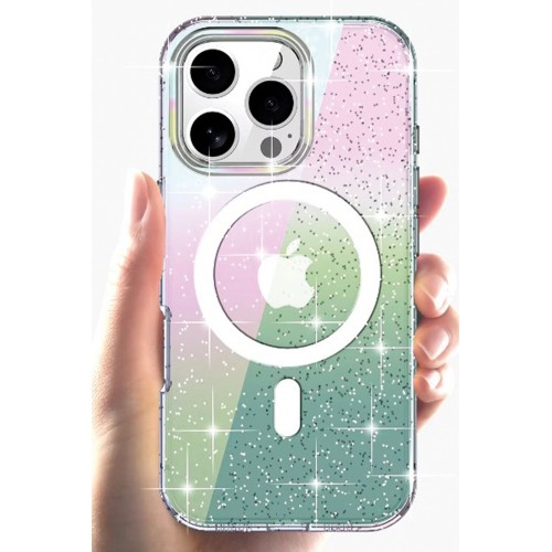 Joko iPhone 14 Pro Max Rasasi Simli Magsafe Kapak - Şeffaf Joko iPhone 14 Pro Max Rasasi Simli Magsafe Kapak - Şeffaf