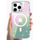 Joko iPhone 16 Pro Max Rasasi Simli Magsafe Kapak - Şeffaf
