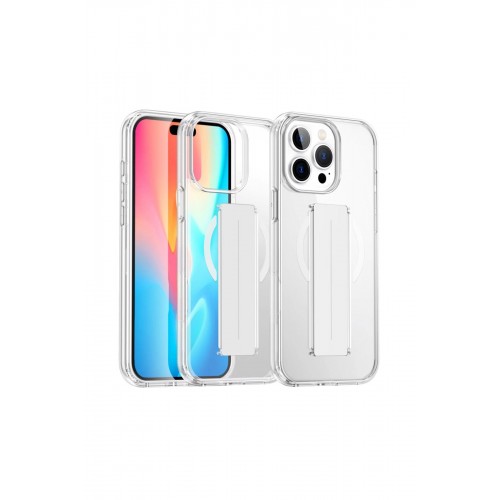 Joko iPhone 14 Pro Max Kılıf Alfa Magsafe Standlı Kapak - Şeffaf Joko iPhone 14 Pro Max Kılıf Alfa Magsafe Standlı Kapak - Şeffaf