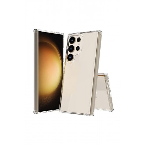 Newface Samsung Galaxy S24 Ultra Kılıf Pc Sert Şeffaf Kapak - Şeffaf Newface Samsung Galaxy S24 Ultra Kılıf Pc Sert Şeffaf Kapak - Şeffaf