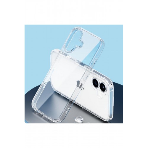 Newface iPhone 16 Kılıf Pc Sert Şeffaf Kapak - Şeffaf Newface iPhone 16 Kılıf Pc Sert Şeffaf Kapak - Şeffaf