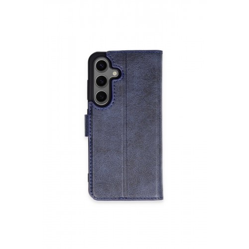 Newface Samsung Galaxy S24 Plus Kılıf Trend S Plus Kapaklı Kılıf - Lacivert Newface Samsung Galaxy S24 Plus Kılıf Trend S Plus Kapaklı Kılıf - Lacivert