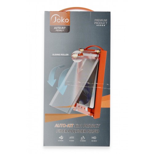 Joko Samsung Galaxy Note 20 Ultra AutoKit 5in1 Fiber Hayalet Polymer Nano Ekran Koruyucu