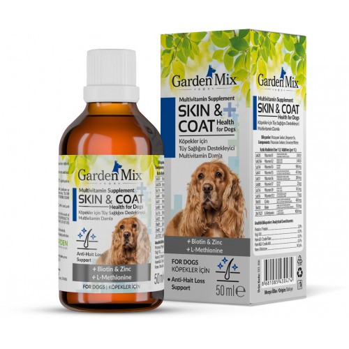 GARDEN MIX KÖPEK TÜY SAĞLIĞI DAMLASI 50 ML X 2 ADET GARDEN MIX KÖPEK TÜY SAĞLIĞI DAMLASI 50 ML X 2 ADET