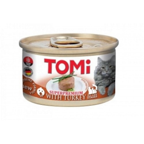 TOMI KEDI HINDI ETLI YAŞ MAMA 85 GR X 6 ADET