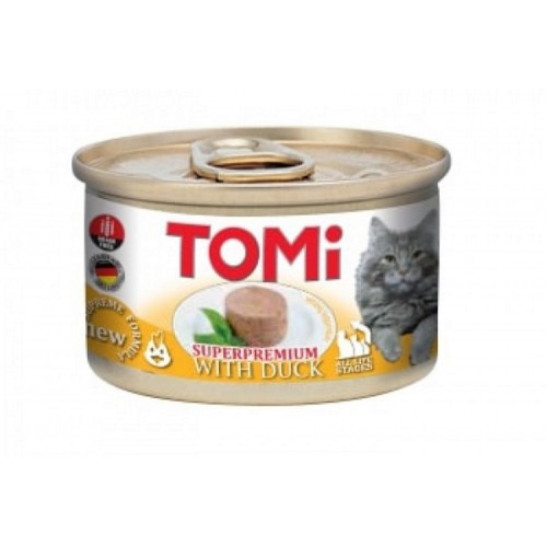 TOMI KEDI ÖRDEKLI YAŞ MAMA 85 GR X 6 ADET TOMI KEDI ÖRDEKLI YAŞ MAMA 85 GR X 6 ADET
