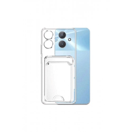 Newface Realme Note 60 Kılıf Kart Şeffaf Silikon - Şeffaf Newface Realme Note 60 Kılıf Kart Şeffaf Silikon - Şeffaf