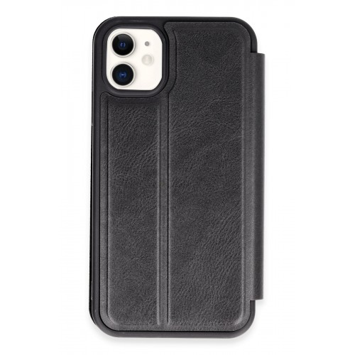 Newface iPhone 11 Kılıf Flip Cover - Siyah Newface iPhone 11 Kılıf Flip Cover - Siyah