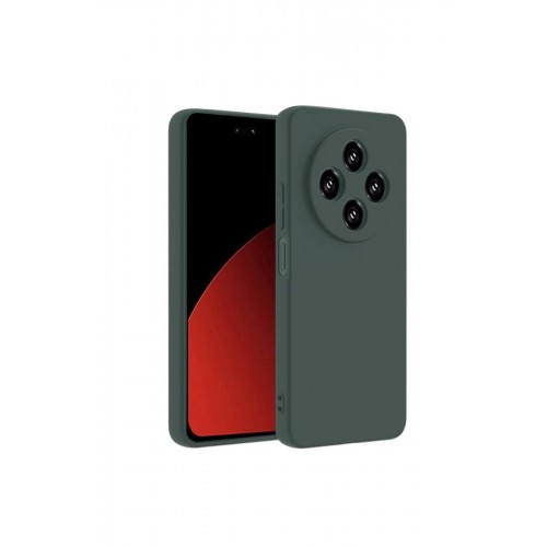 Newface Xiaomi Redmi 14C Kılıf Nano içi Kadife Silikon - Koyu Yeşil Newface Xiaomi Redmi 14C Kılıf Nano içi Kadife Silikon - Koyu Yeşil