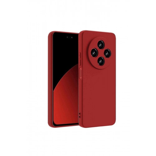 Newface Xiaomi Redmi 14C Kılıf Nano içi Kadife Silikon - Kırmızı Newface Xiaomi Redmi 14C Kılıf Nano içi Kadife Silikon - Kırmızı