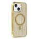Newface iPhone 15 Kılıf Diamond Magsafe Kapak - Gold