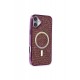 Newface iPhone 16 Kılıf Diamond Magsafe Kapak - Derin Mor Newface iPhone 16 Kılıf Diamond Magsafe Kapak - Derin Mor