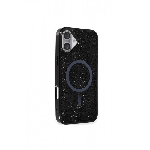 Newface iPhone 16 Plus Kılıf Diamond Magsafe Kapak - Siyah Newface iPhone 16 Plus Kılıf Diamond Magsafe Kapak - Siyah