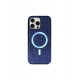 Newface iPhone 16 Pro Kılıf Diamond Magsafe Kapak - Lacivert