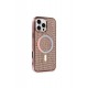 Newface iPhone 16 Pro Kılıf Diamond Magsafe Kapak - Pembe