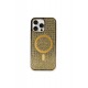 Newface iPhone 16 Pro Max Kılıf Diamond Magsafe Kapak - Gold