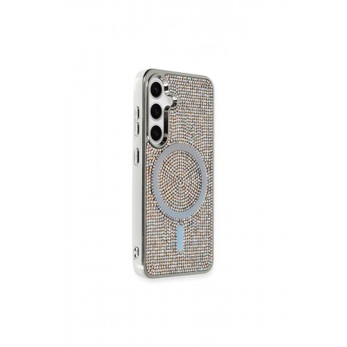Newface Samsung Galaxy S24 Kılıf Diamond Magsafe Kapak - Rainbow Newface Samsung Galaxy S24 Kılıf Diamond Magsafe Kapak - Rainbow