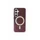 Newface Samsung Galaxy S24 Kılıf Diamond Magsafe Kapak - Derin Mor Newface Samsung Galaxy S24 Kılıf Diamond Magsafe Kapak - Derin Mor