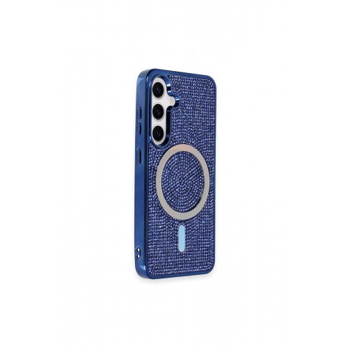Newface Samsung Galaxy S24 Kılıf Diamond Magsafe Kapak - Lacivert Newface Samsung Galaxy S24 Kılıf Diamond Magsafe Kapak - Lacivert