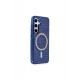 Newface Samsung Galaxy S24 Kılıf Diamond Magsafe Kapak - Lacivert
