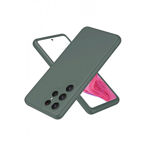Newface Samsung Galaxy S25 Ultra Kılıf First Silikon - Koyu Yeşil Newface Samsung Galaxy S25 Ultra Kılıf First Silikon - Koyu Yeşil