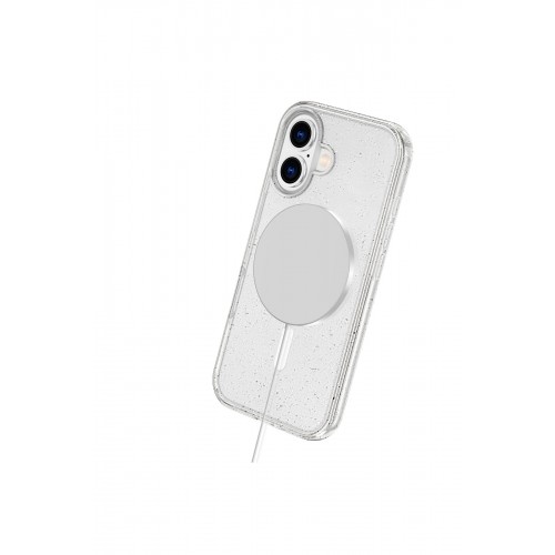 Newface iPhone 16 Plus Kılıf Glow Magsafe Kapak - Turuncu Newface iPhone 16 Plus Kılıf Glow Magsafe Kapak - Turuncu