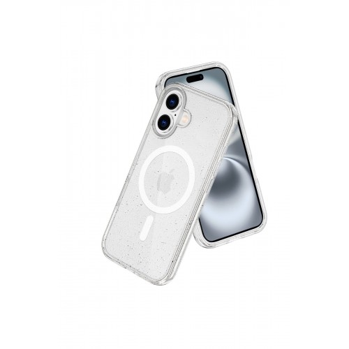 Newface iPhone 16 Plus Kılıf Glow Magsafe Kapak - Şeffaf Newface iPhone 16 Plus Kılıf Glow Magsafe Kapak - Şeffaf