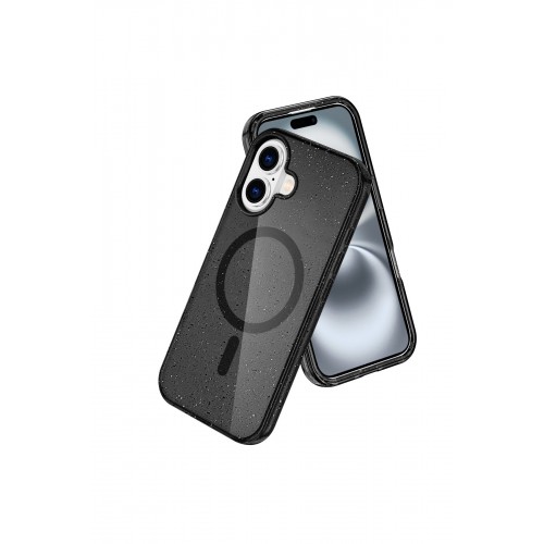 Newface iPhone 16 Plus Kılıf Glow Magsafe Kapak - Siyah Newface iPhone 16 Plus Kılıf Glow Magsafe Kapak - Siyah