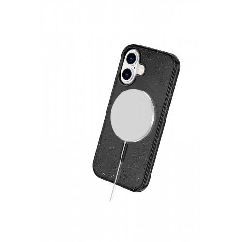 Newface iPhone 16 Plus Kılıf Glow Magsafe Kapak - Siyah Newface iPhone 16 Plus Kılıf Glow Magsafe Kapak - Siyah