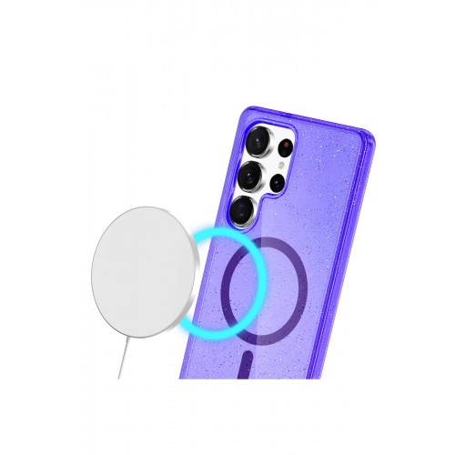 Newface Samsung Galaxy S24 Ultra Kılıf Glow Magsafe Kapak - Turuncu Newface Samsung Galaxy S24 Ultra Kılıf Glow Magsafe Kapak - Turuncu