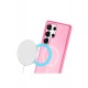 Newface Samsung Galaxy S24 Ultra Kılıf Glow Magsafe Kapak - Pembe Newface Samsung Galaxy S24 Ultra Kılıf Glow Magsafe Kapak - Pembe